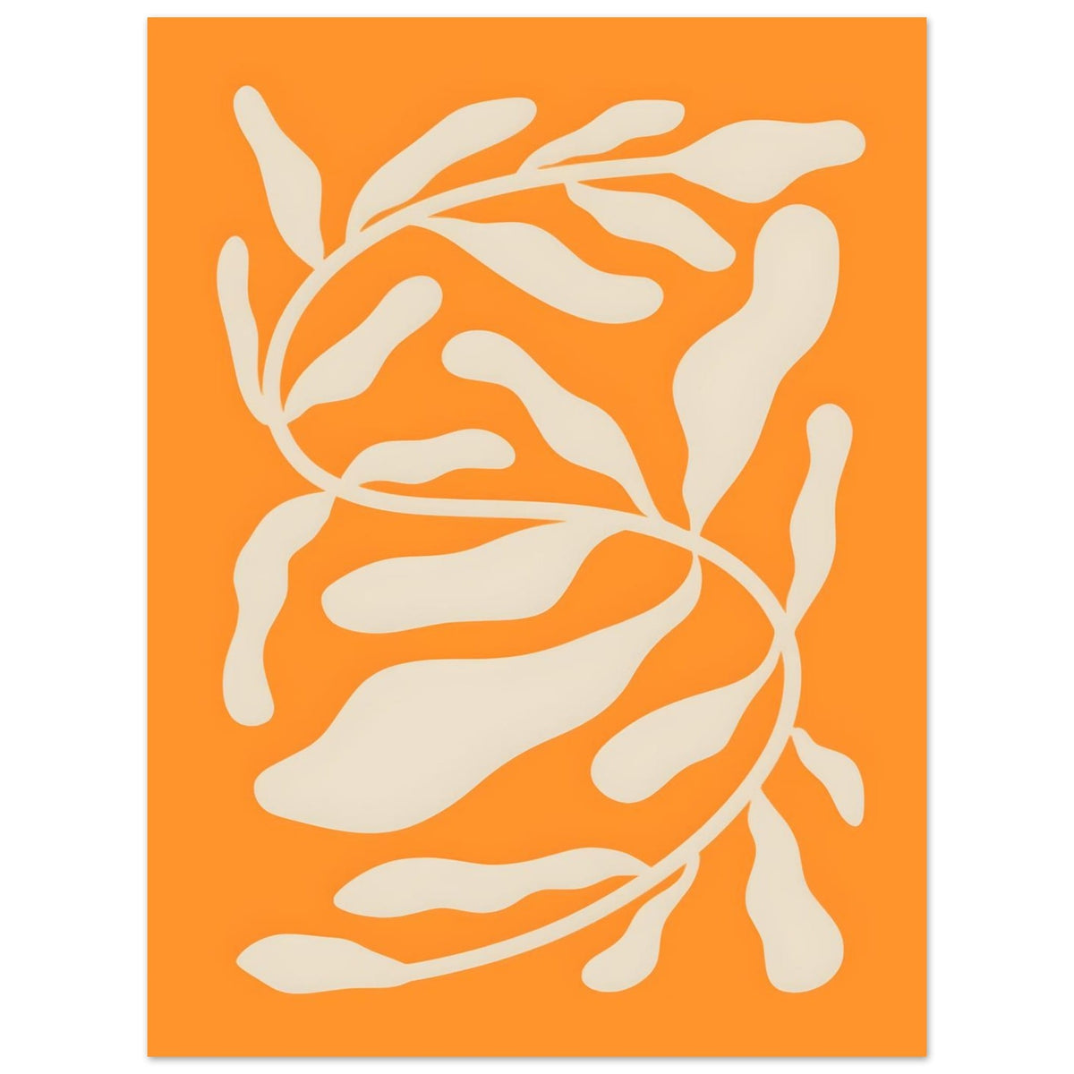 Artfulprints Poster Matisse – Orange sea blossom  - 30x40 cm - Oranje