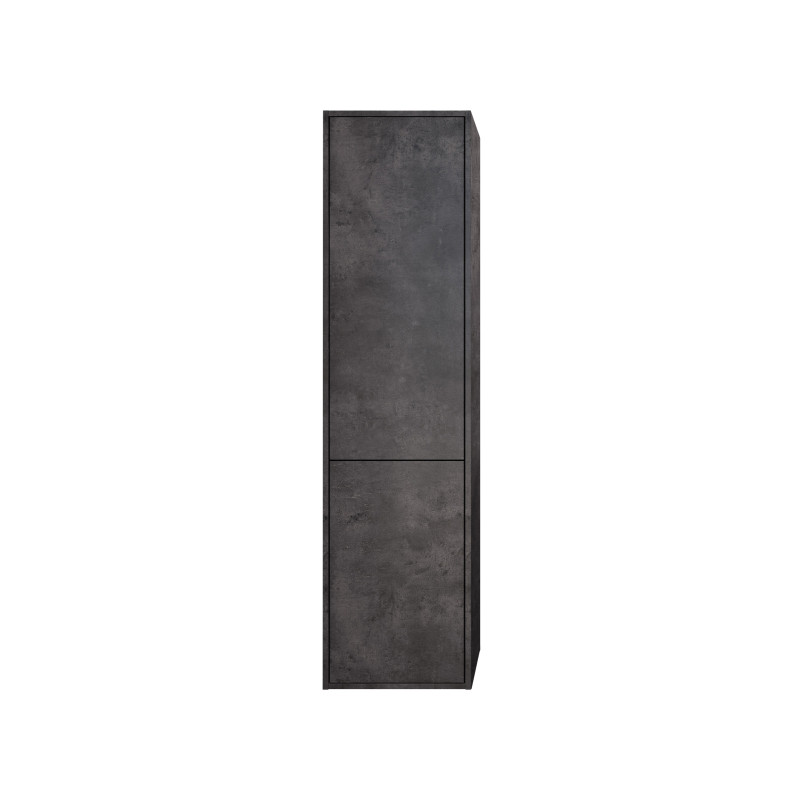 Colonne de salle de bain avec panier à linge Marny béton foncé 40 x 156 x 35 cm ALLIBERT