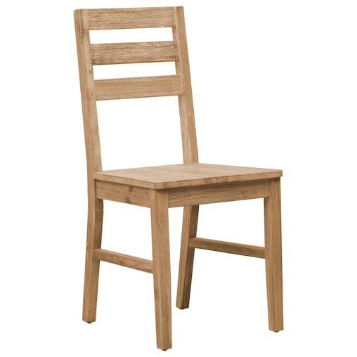 NNEVL Dining Chairs 4 pcs Solid Acacia Wood