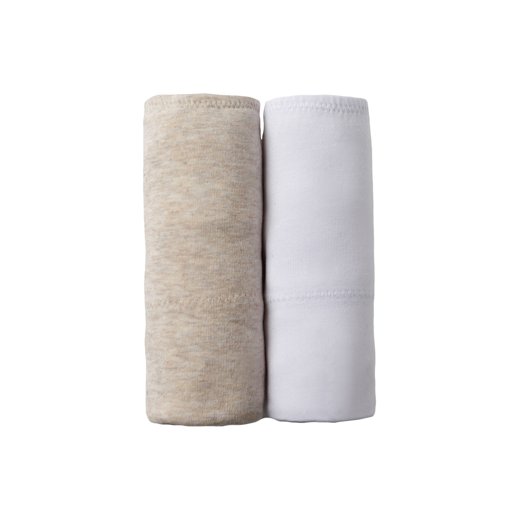 Culotte coton stretch taille très haute couvrante - lot de 2