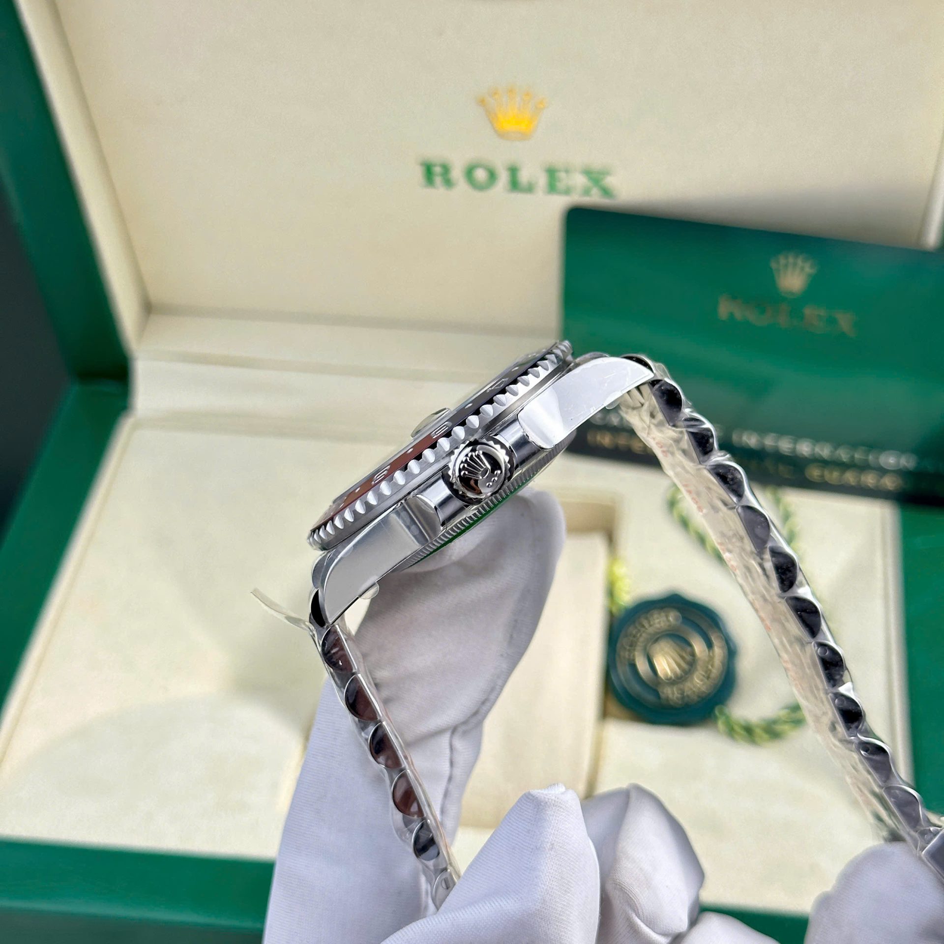 Rolex GMT-Master II 126710BLRO Pepsi 904L Steel Black Dial 40mm Jub Super Clone
