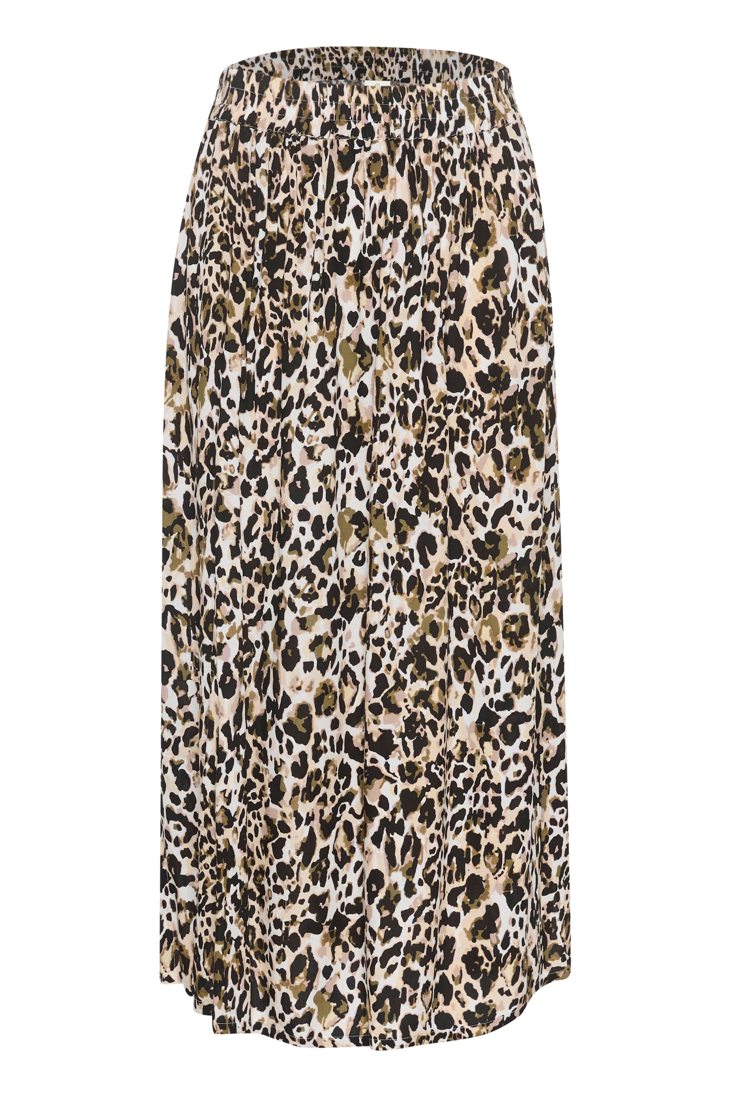 Kaffe BPdagmar Leopard Print Midi Skirt