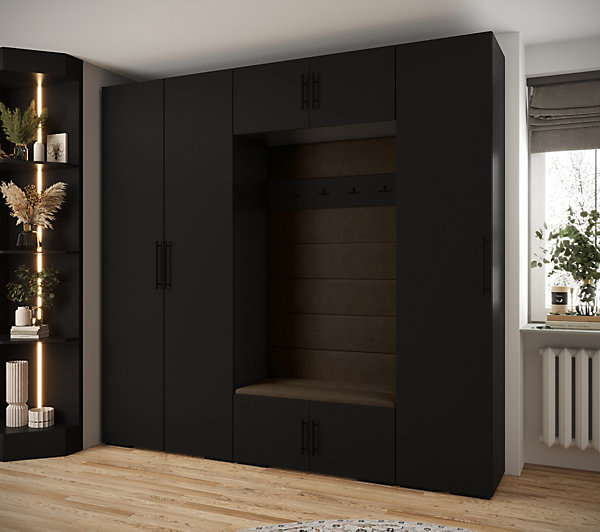 Garde-robe Inova 3 porte battante 236,7/250/47 3 Portes (noir)