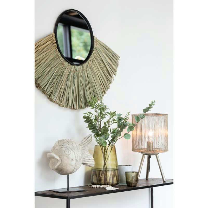 MIX - Bouquet branches en plastique vert H60cm