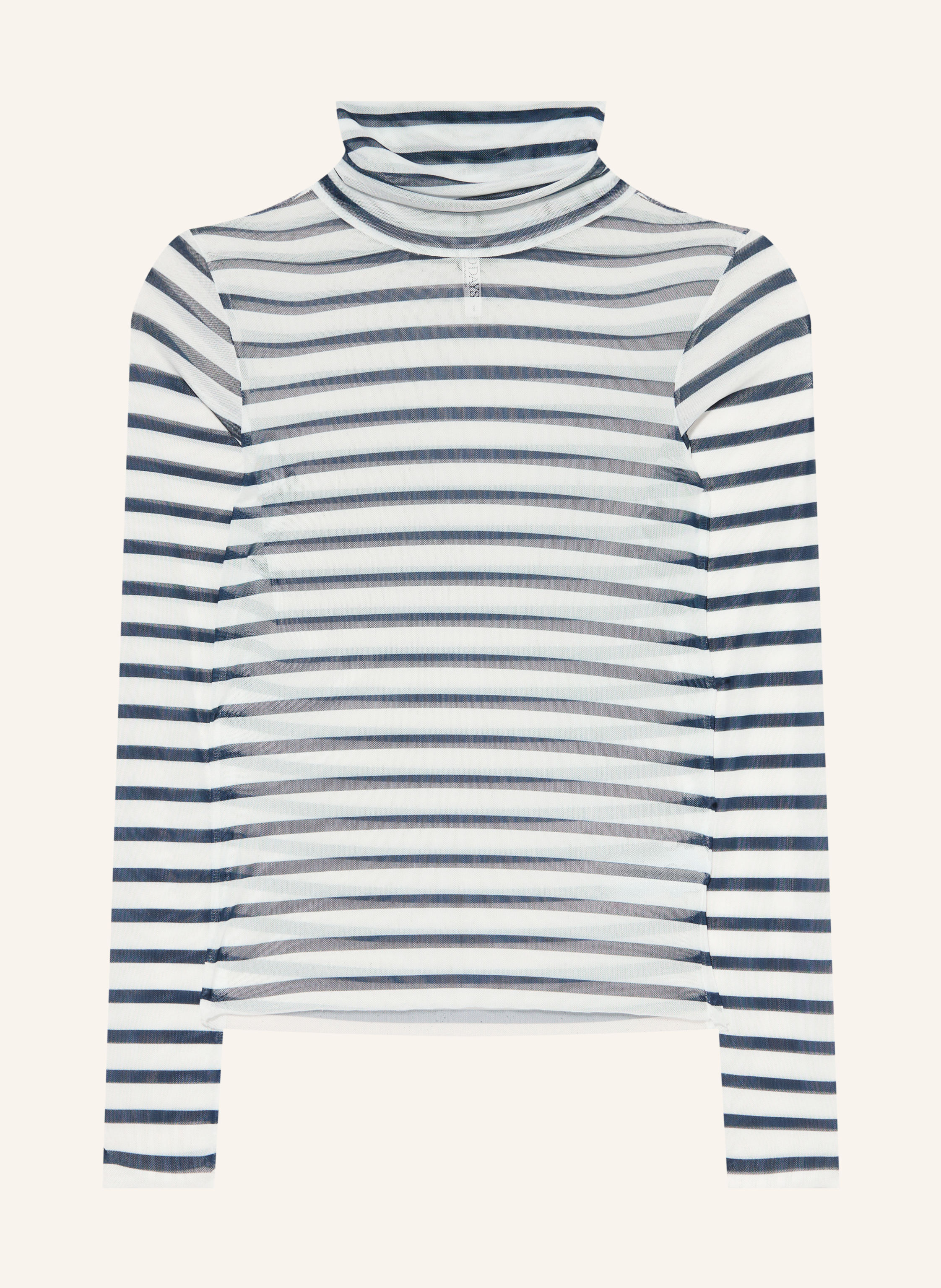 10DAYS Rollkragenshirt aus Mesh