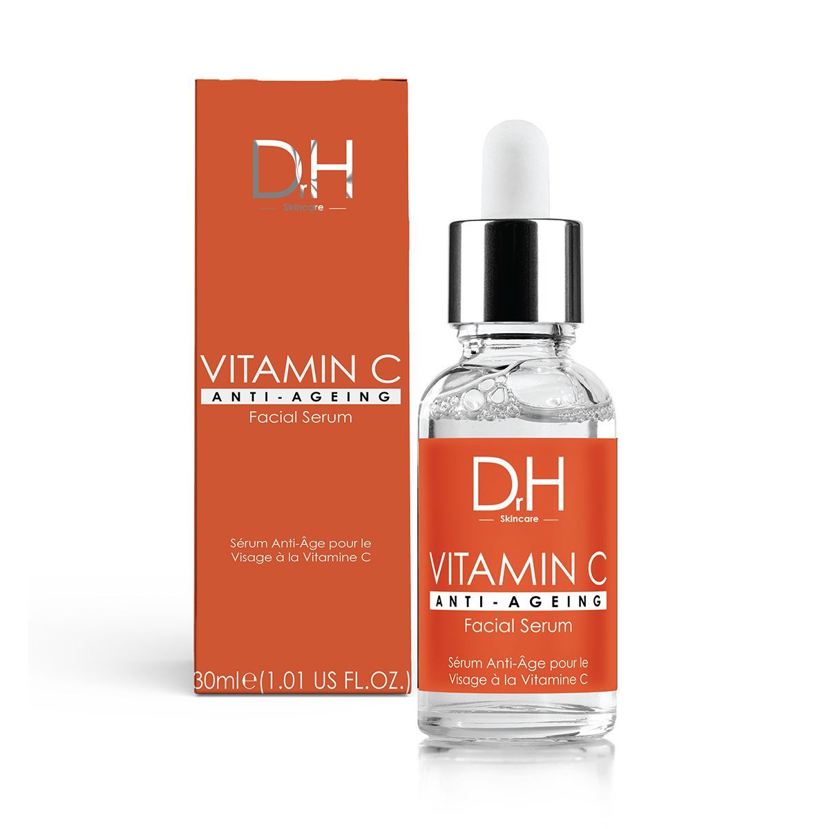 Dr H Anti-Ageing Vitamin C Facial Serum 30ml x 2 Duo Set