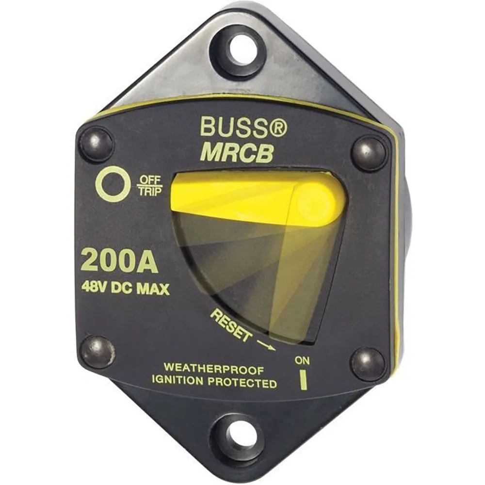 Blue Sea Systems 187 Series Thermal Circuit Breaker Switch 200A
