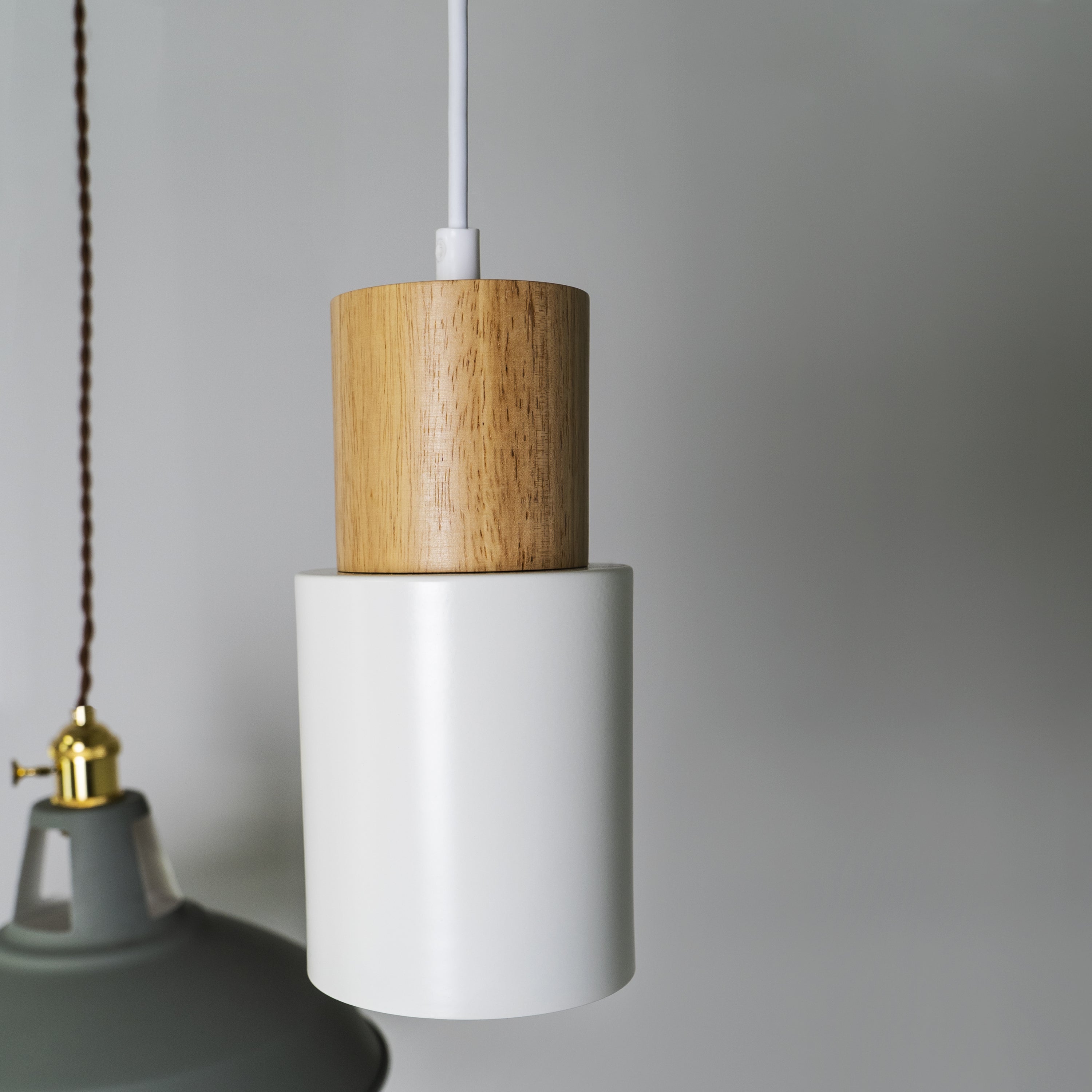QUVIO Hanglamp koker vorm - QUV5053L-WHITE