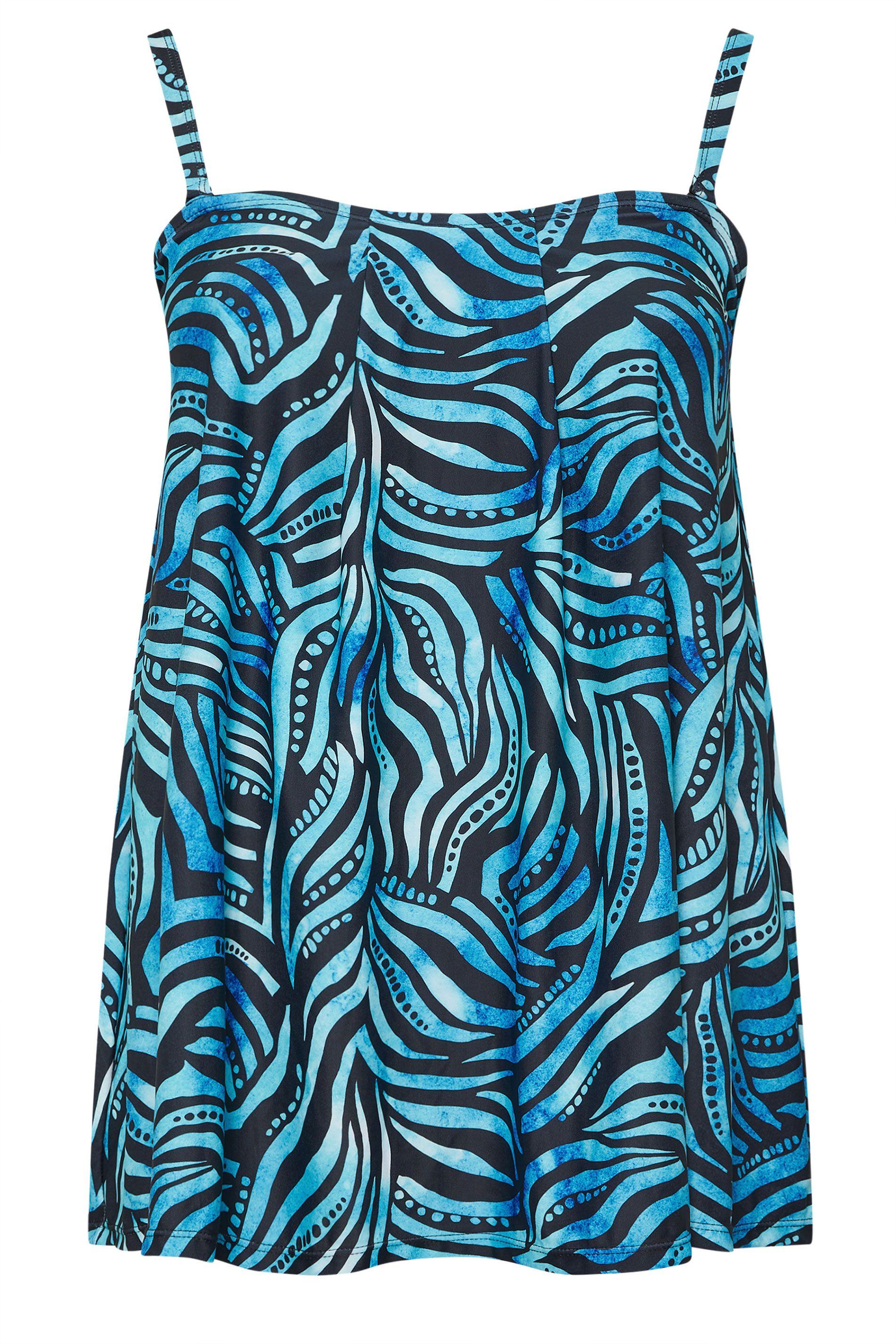 Yours Pacific Abstract Print Tankini Top