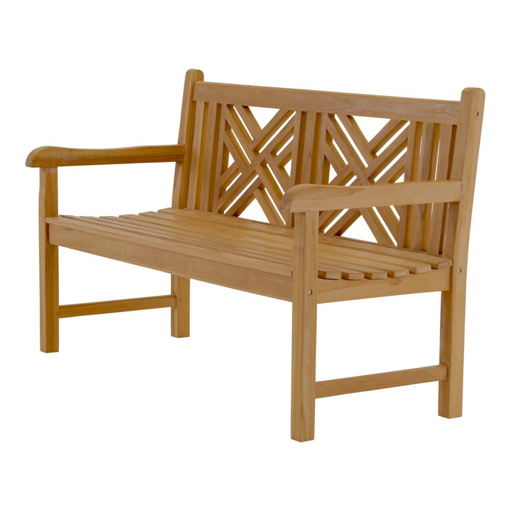 Lesli Living loveseat Cross - zwart - 150x64x92cm