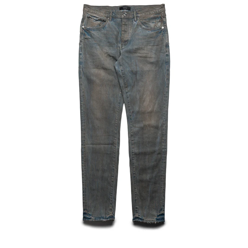 Purple Brand Low Rise Skinny Leg Monterrico Mud Jean - Gray