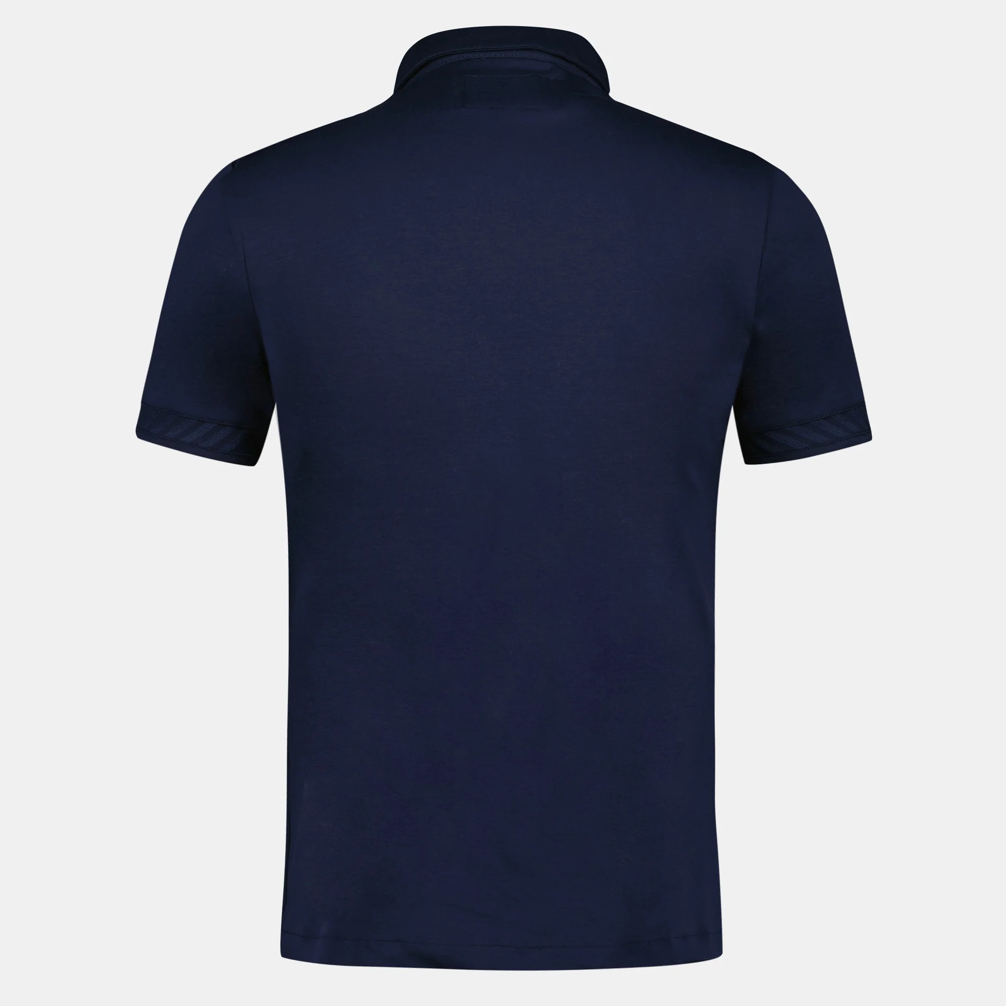 Polo col zippé Homme en interlock 240g coton Coq d'Or