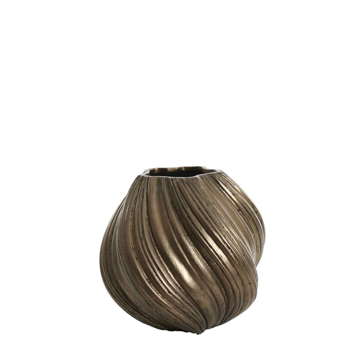 Light & Living - Yatung vaas deco Ø52x48 cm - antiek brons