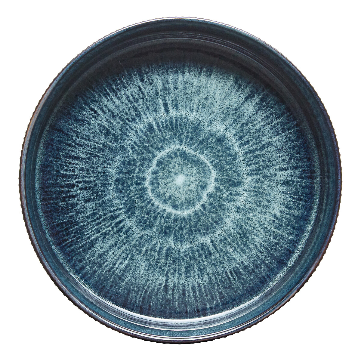 Prato de sopa EVA azul cerâmica 18cm