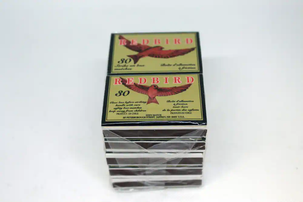 Red Bird Wooden Pocket Matches, 300-pk