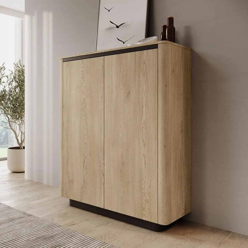 Meubella - Taywan - Dressoir - Eiken - 113x38x133 cm