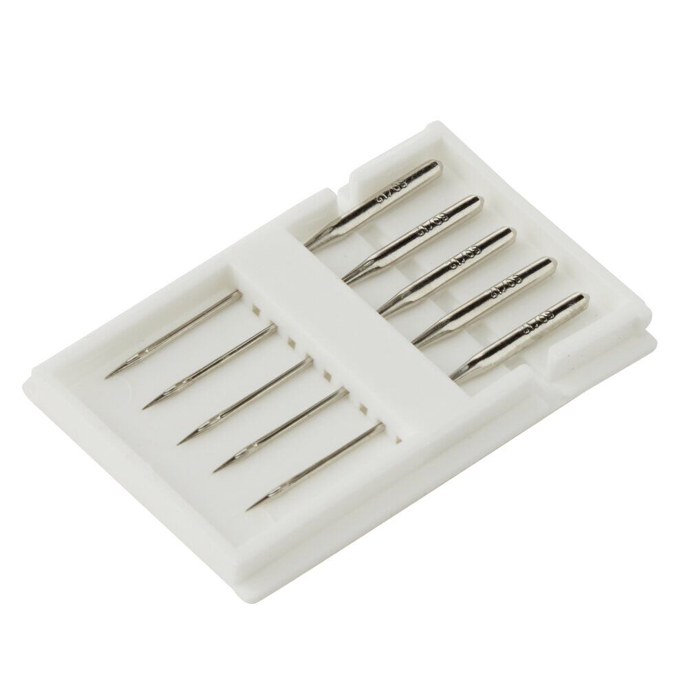 Set de 5 aiguilles spécial cuir pour machine à coudre