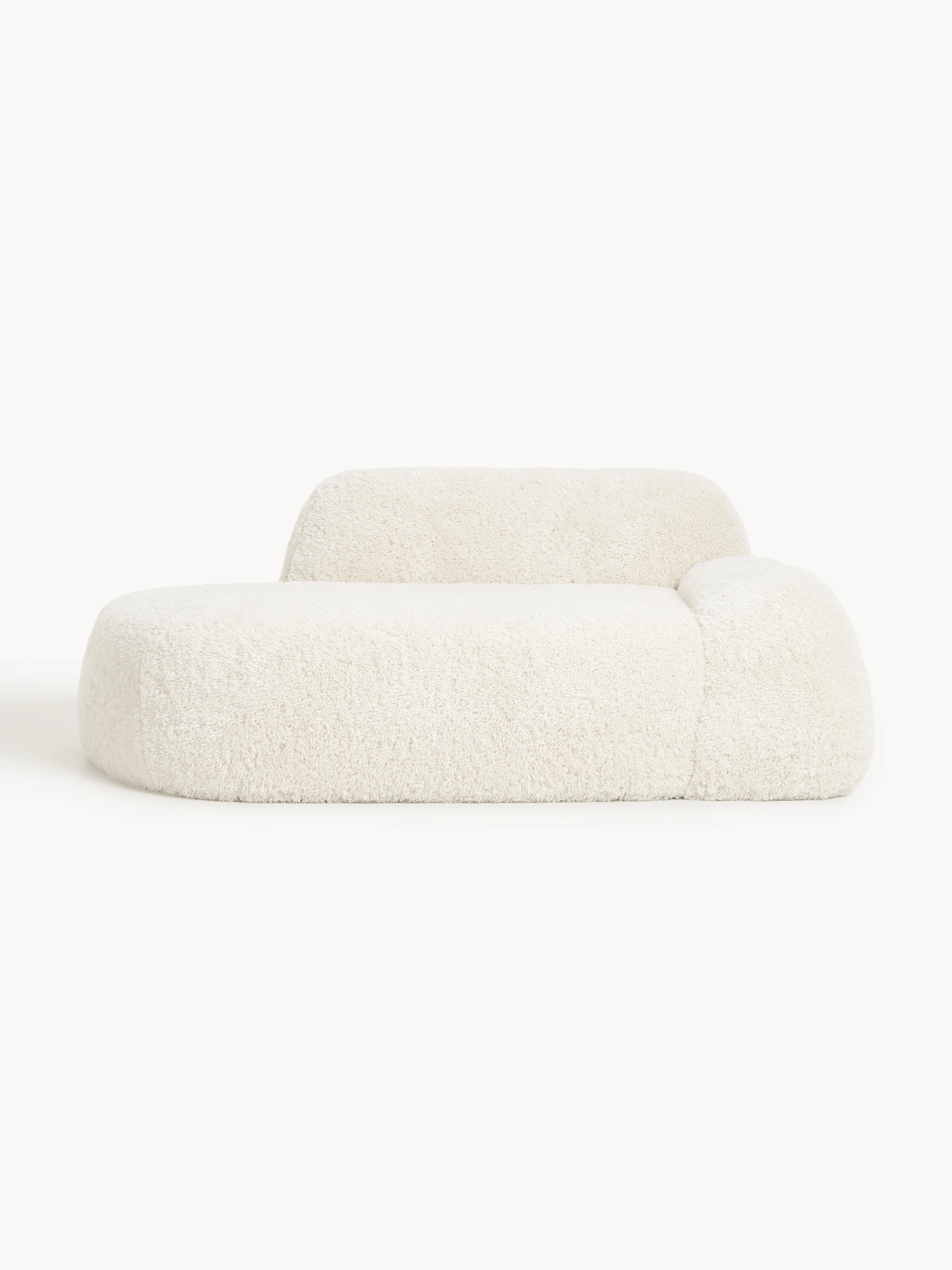 Teddy-Sofa Wolke (2-Sitzer) mit Chaiselongue-Ende