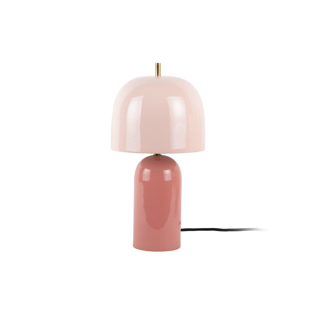 Leitmotiv tafellamp Rico - roze - Ø20cm
