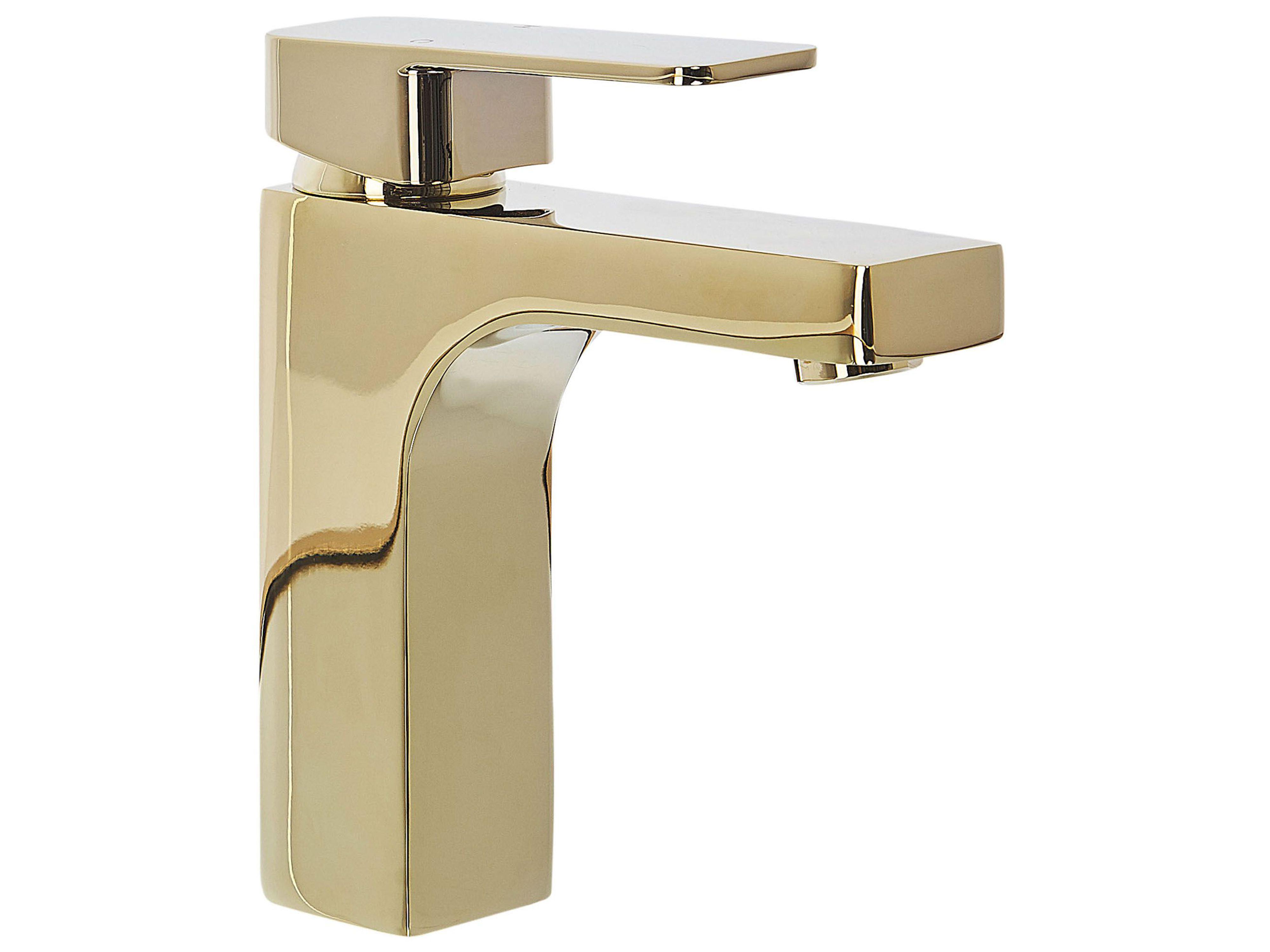 Basin Mixer Tap IRUPU Brass Gold
