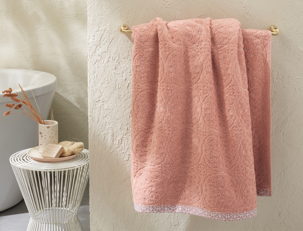 Drap de bain ciselé couleurSéville