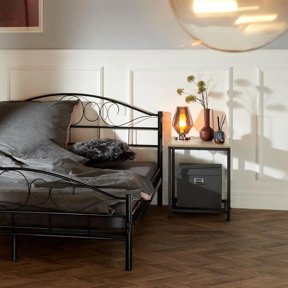 tectake Bijzettafel Derby 45,5x45,5x55,5cm