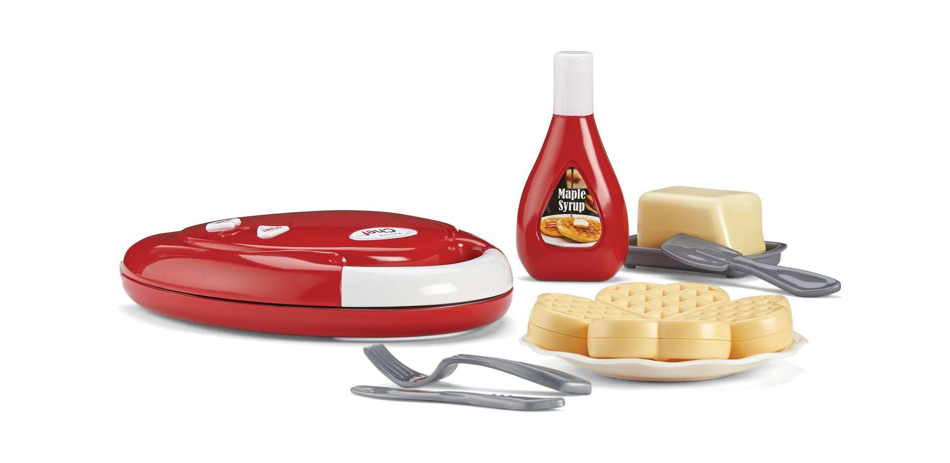 MASTER Chef Electronic Waffle Maker Playset Toy, With Accessories, 12-pc, Ages 3+