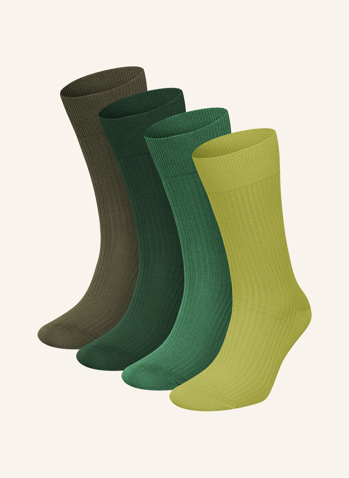 DillySocks 4er-Pack Socken PREMIUM RIBBED COLLECTION