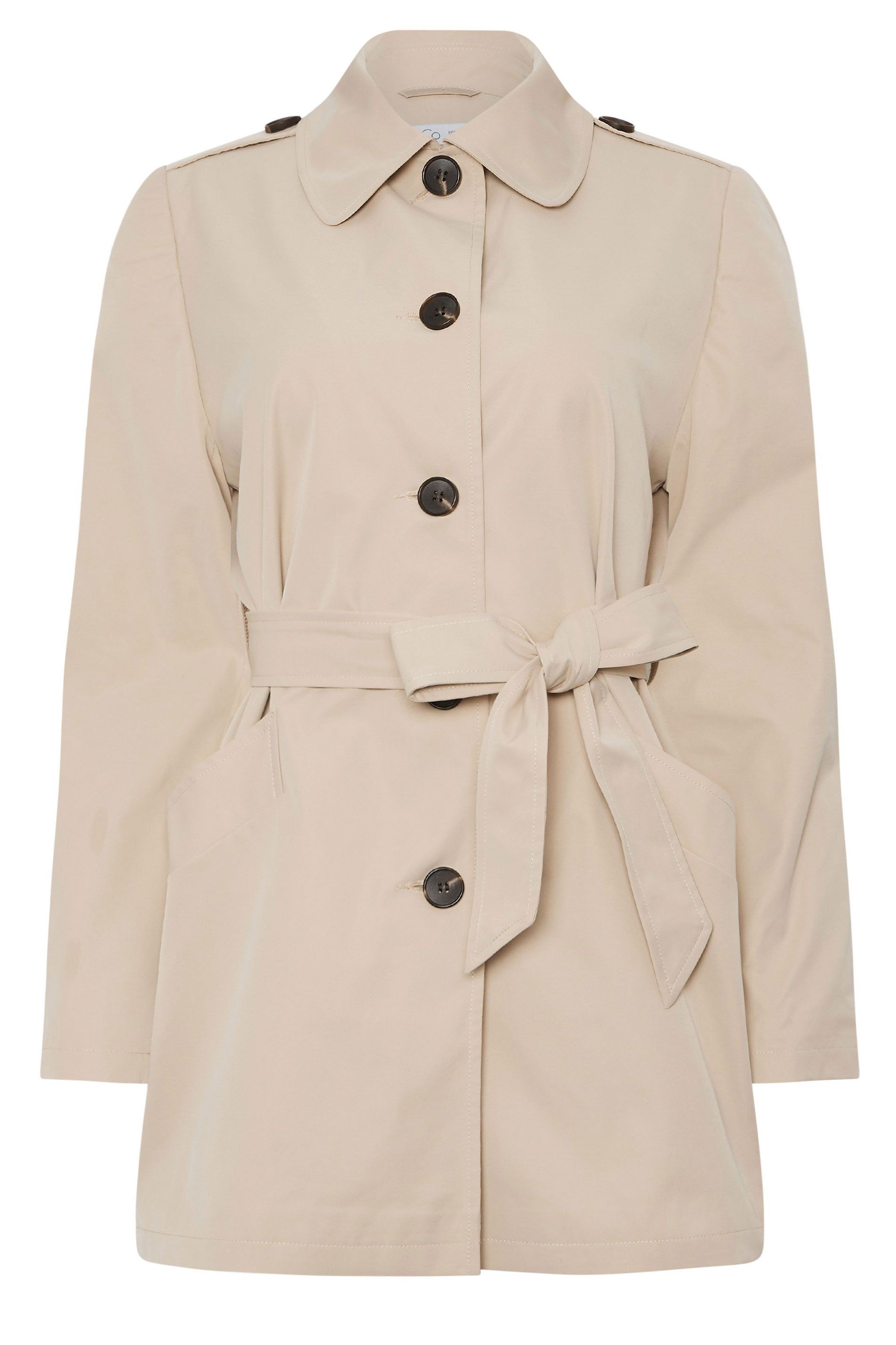 M&Co Tie Waist Mac Coat