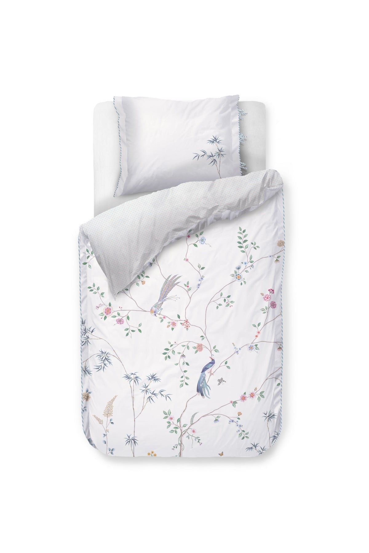 Pip Studio Bamboo Blossom - 140 x 200/220 cm - Wit