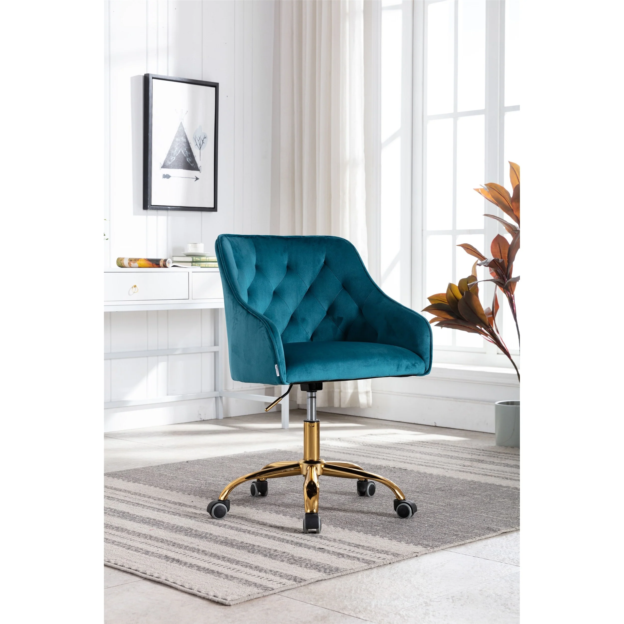 Modern Swivel Height Adjustable Home Office Desk Chair Computer Chair