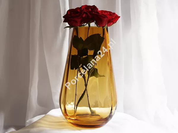 Wazon optyk pionowy 30 cm Krosno -Bursztyn 44.WA-D058-0300