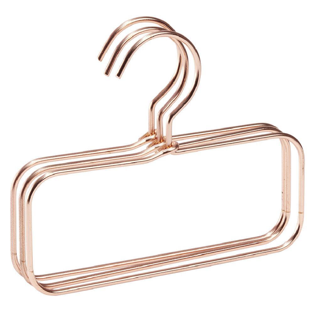 Cintre à accessoires métal rose x3 - L17xH14cm