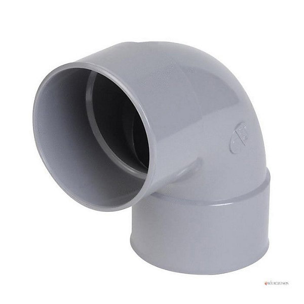 Coude PVC gris FF 87 degré 30 Diamètre 160 - Nicoll