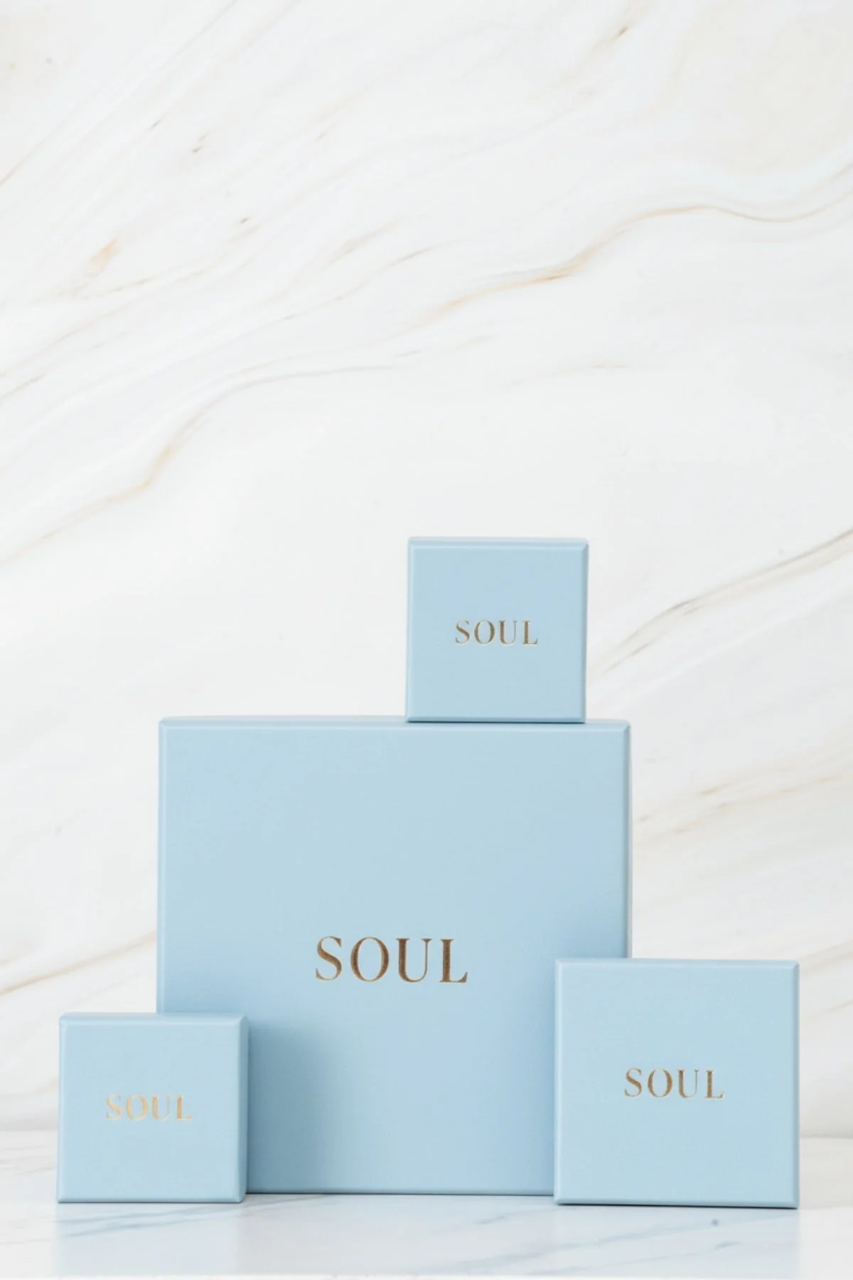 Gold Open Heart Drop Earrings