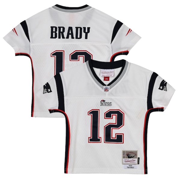 Tom Brady New England Patriots  Toddler 2000 Legacy Replica Jersey - White