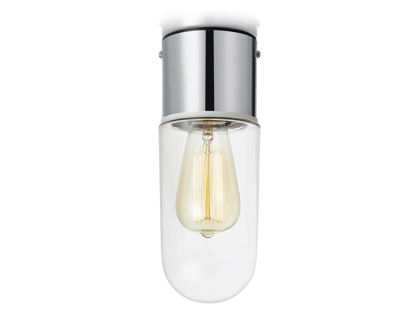 Lampa sufitowa Zen metalowa srebrna