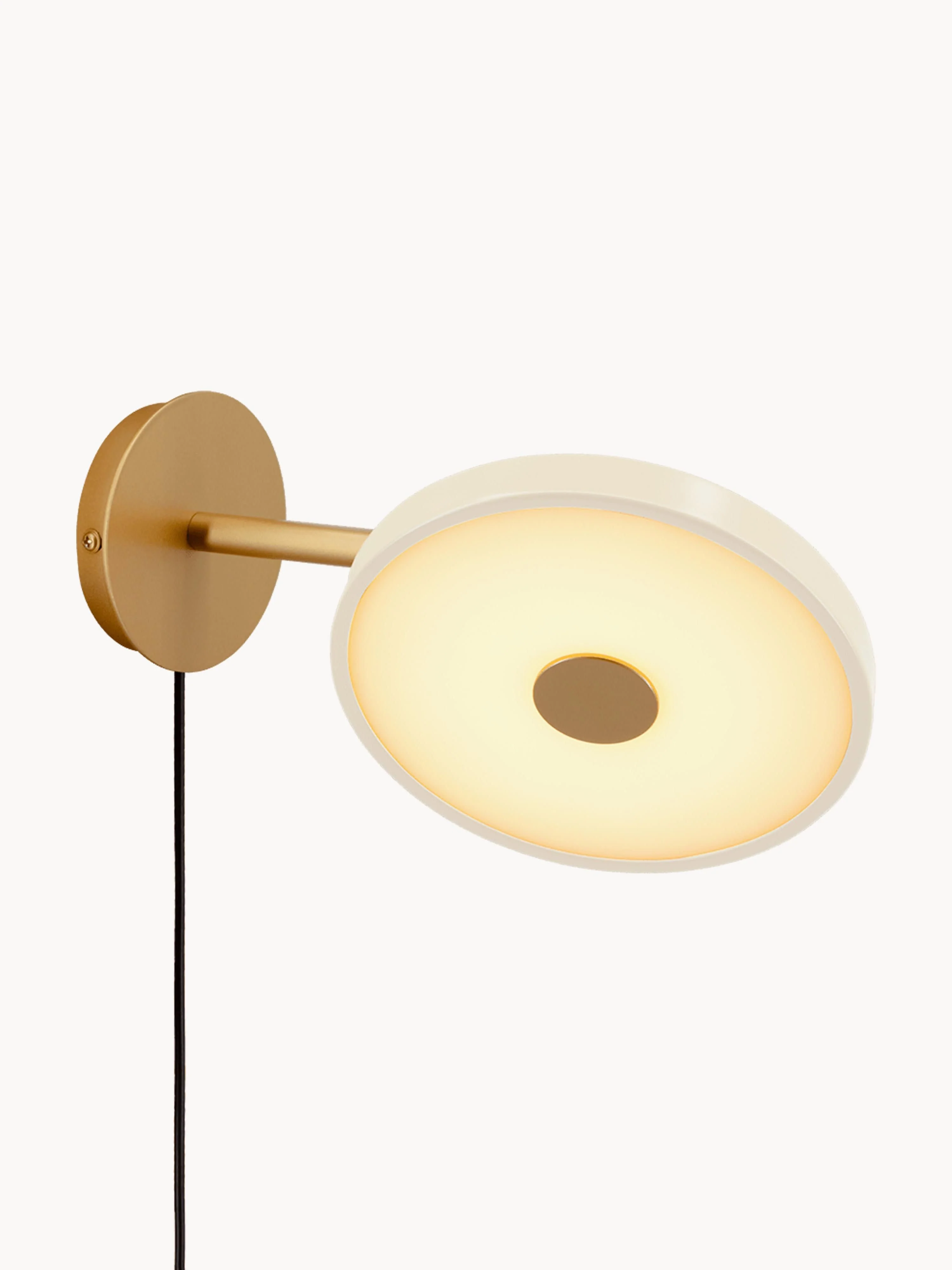 Verstellbare LED-Wandleuchte Asteria mit Stecker, dimmbar