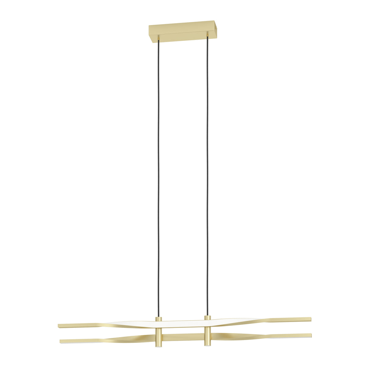 EGLO hanglamp Colmeal - led - 76 cm - goud/wit