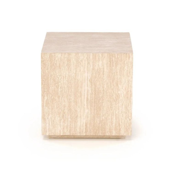 Stolik kawowy TRAVERTINO S kwadratowy 45x45 trawertyn