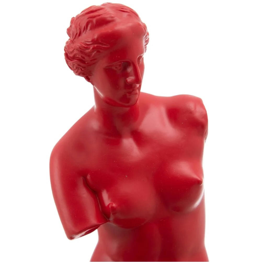 VÉNUS - Grande statue la Vénus rouge H47cm