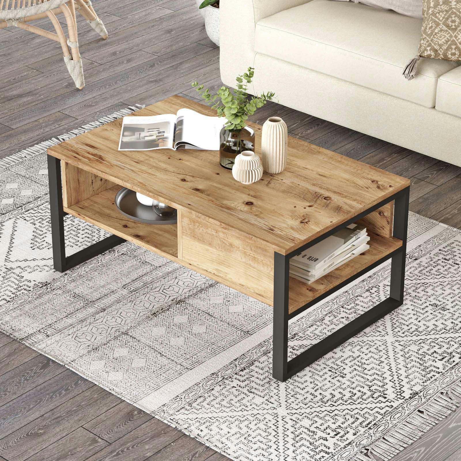 OKSANA - Table basse en aggloméré cassy