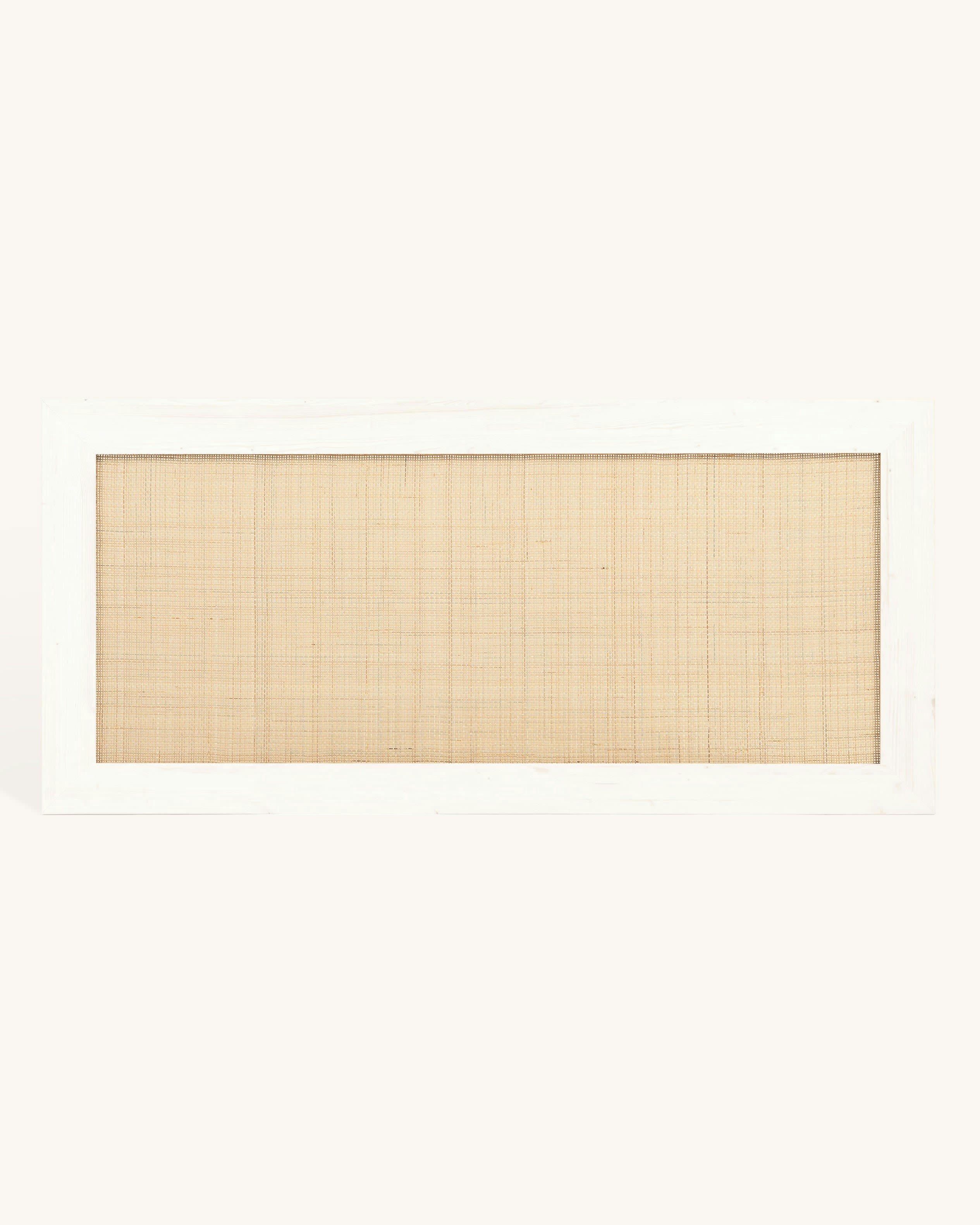 TAYEN - Tête de lit en bois pour lit de 90 cm en couleur blanc
