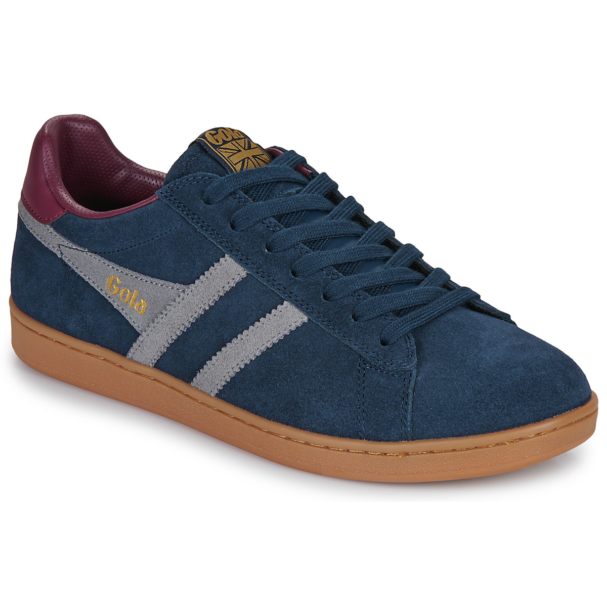 Gola - EQUIPE II SUEDE - Marine / Grey / Bordeaux