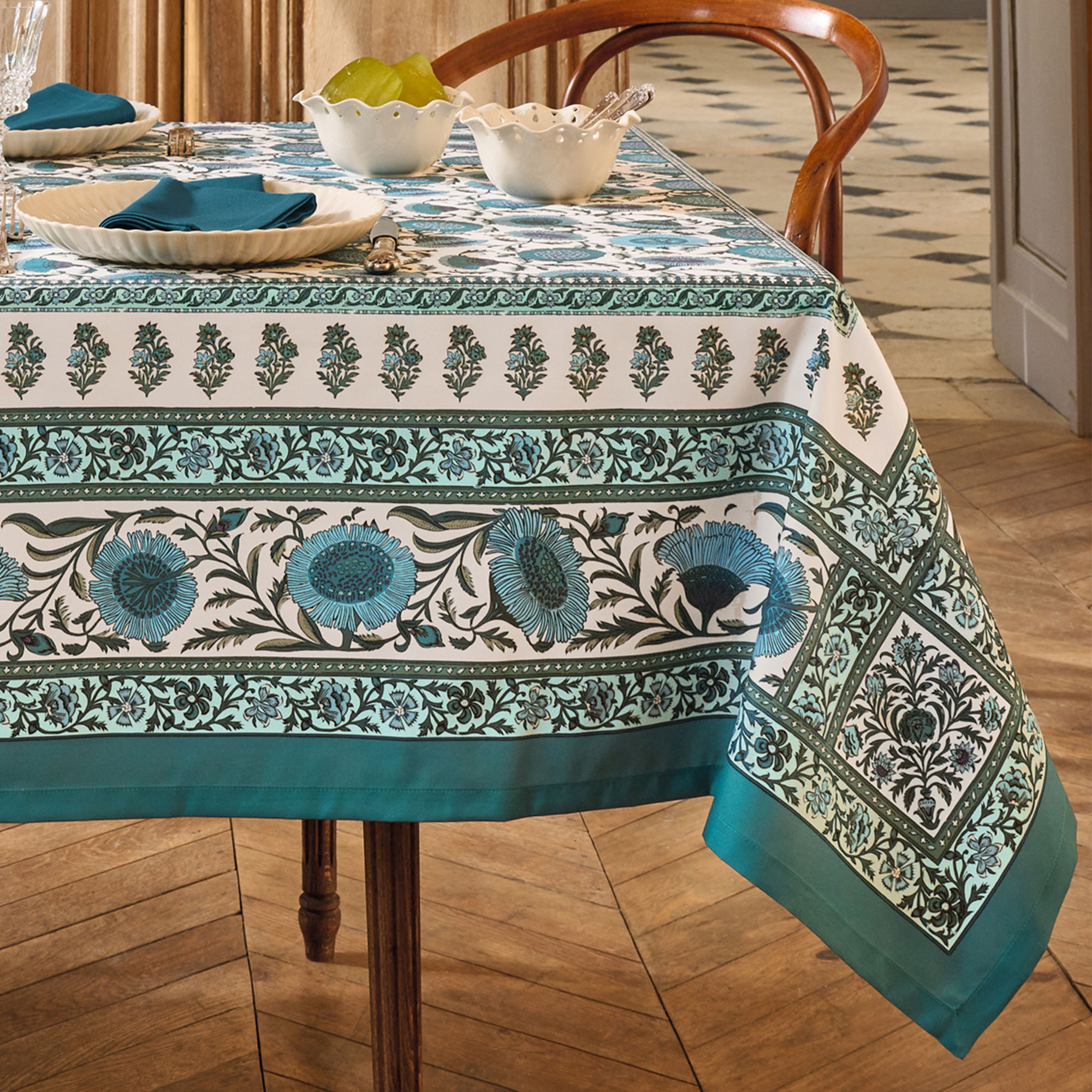 Lot de 4 serviettes de tableGoût de Bleuet