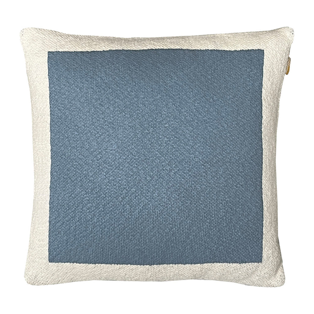 Malagoon Solid Poster Sierkussen 50 x 50 cm - Mistig Blauw