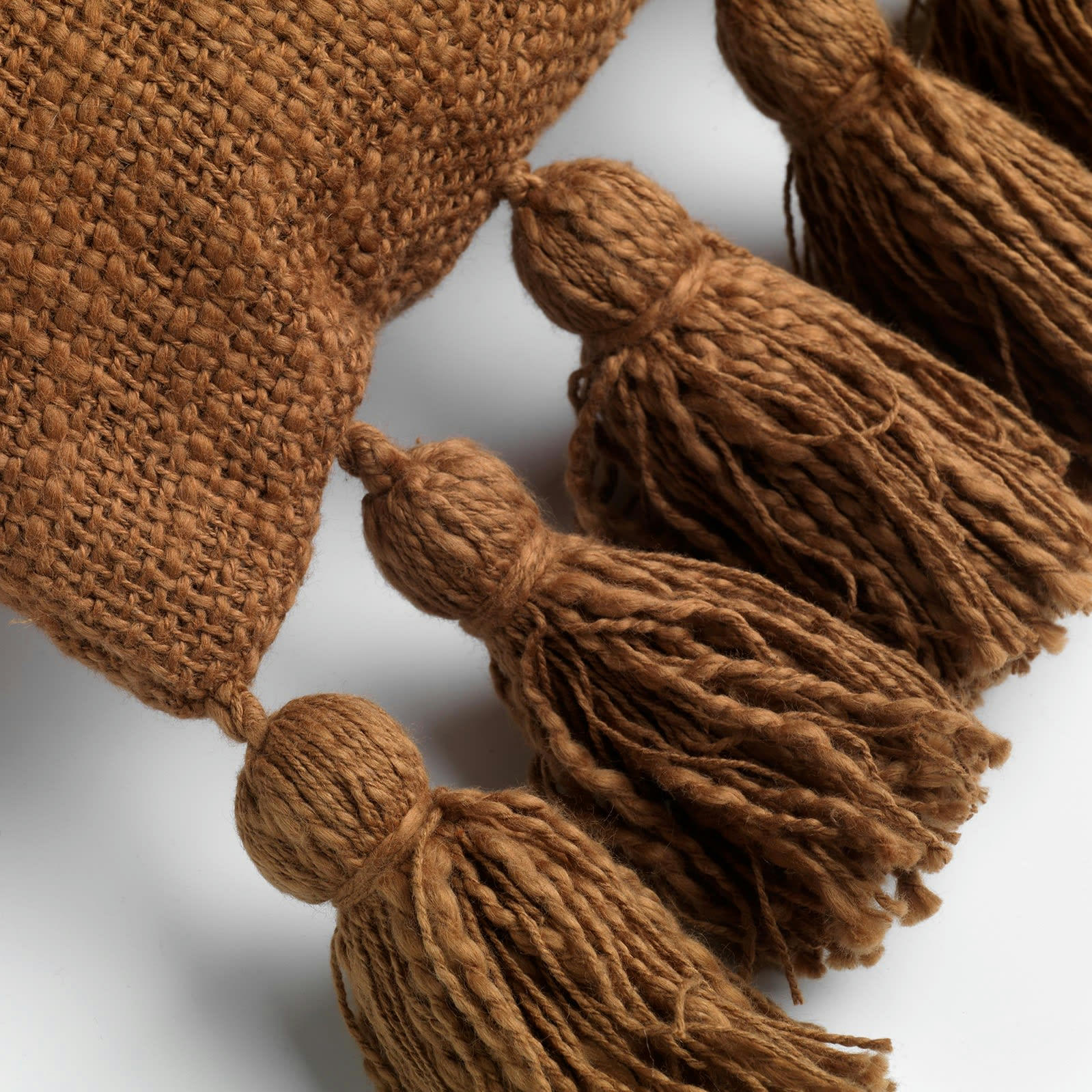 RUBY - Coussin - marron en coton 45x45 cm uni