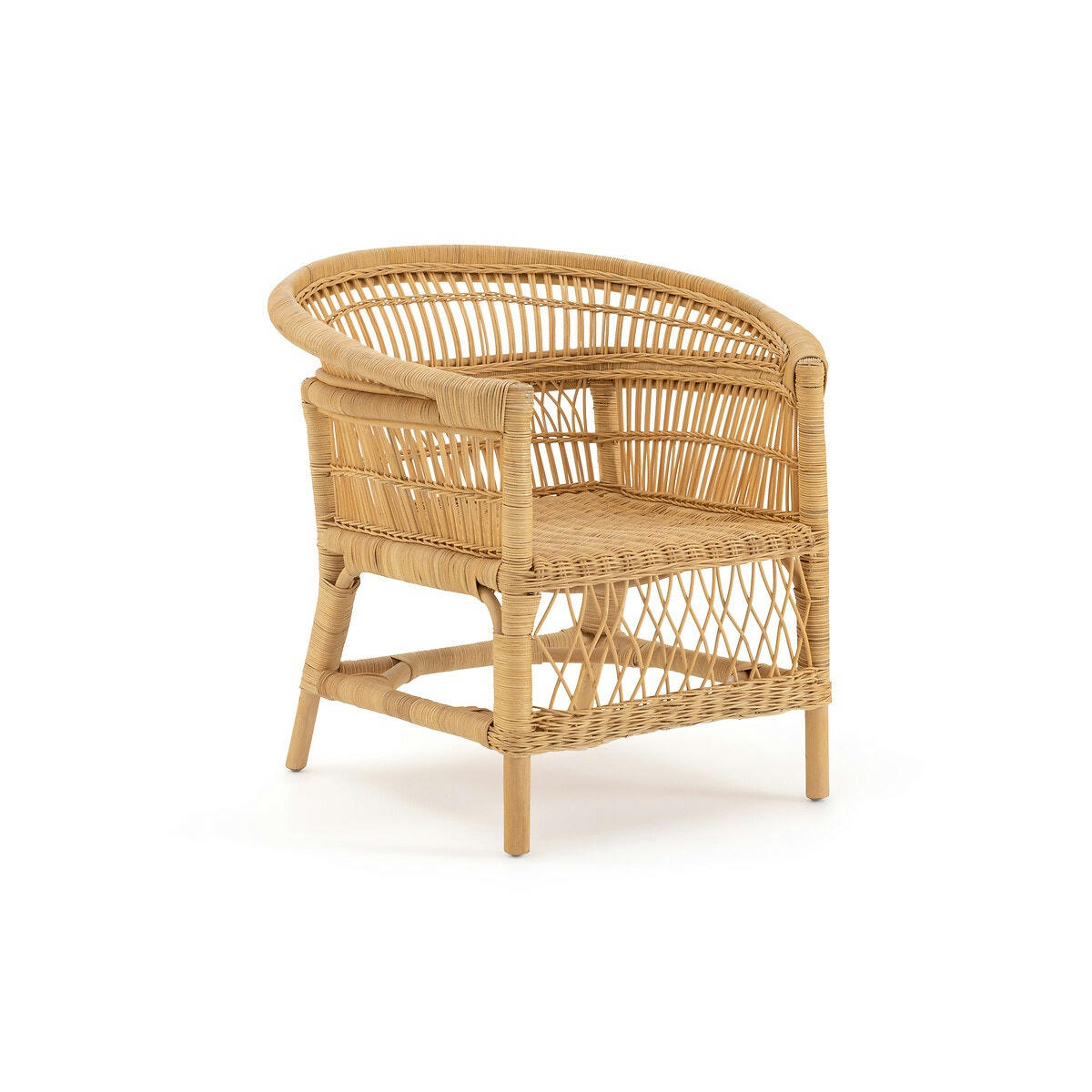 Fauteuil en rotin, Malu