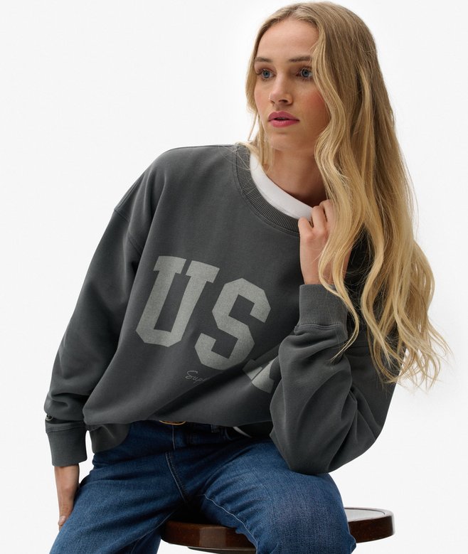 Athletic Essentials Relaxed Crew Sweatshirt