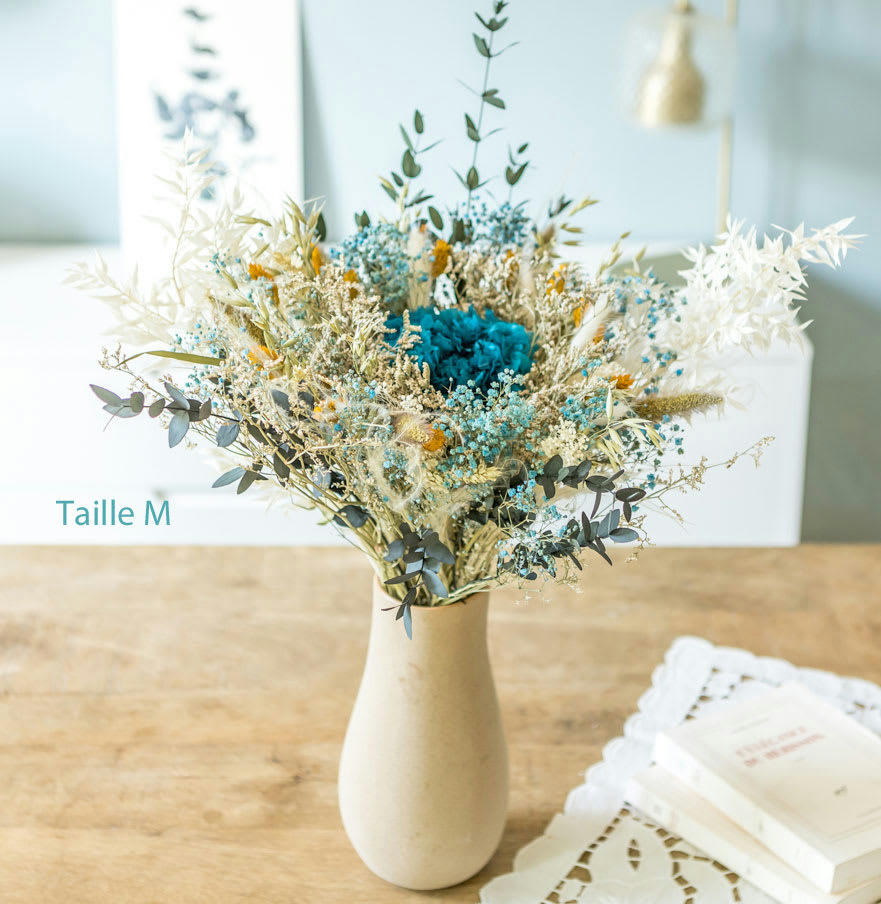 - Bouquet de fleurs séchées Charlotte Taille M